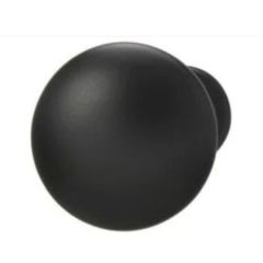 Mushroom Knob, Zn, black, 8-32, 30mm