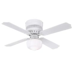 42" 4-Blade LED Ceiling Fan, Wh