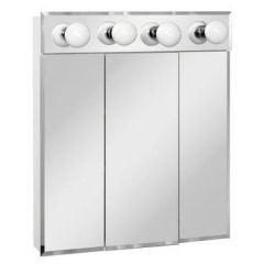 Zenith, 24" Medicine Cabinet, Beveled Tri-View