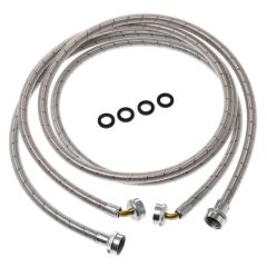 GE, 6ft, Washer Fill Hose 2pk, SS