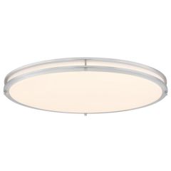 32 1/2" 40-Watt LED Oval Flush Mount