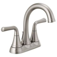 Kayra Two-Handle Vanity Faucet Stainless