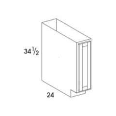 Liberty Honey Base Cabinet 9"W 34-1/2"H 24"D