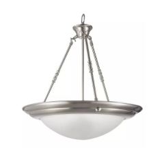 Miseno 18W 3-Light 20" Pendant, BN