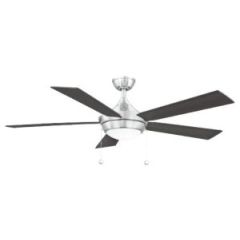 AireDrop Pull Chain Ceiling Fan 52" Matte Greige w/ Light