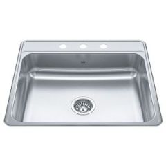 Top Mount SGL Sink SS 25x22x6 3H
