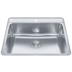 Top Mount SGL Sink SS 25x22x8 1H