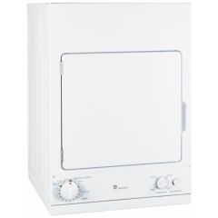 GE, 3.6 Cu Ft, Ele Dryer, Compact, 240V, Wh