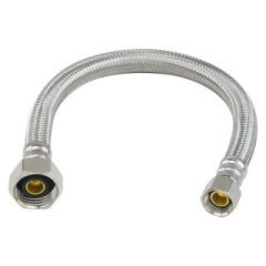 3/8 OD x 1/2 FIP, SS LAV Flex Connector