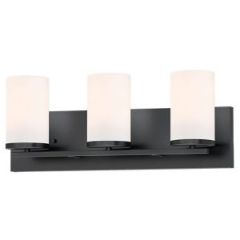 Lateral 3-Light Vanity Black