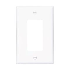 Leviton 1-Gang Decora/GFCI Wallplate, Wh