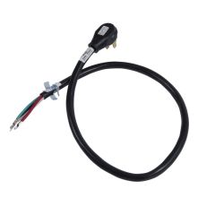 Whirlpool, 4 Ft, 4 Prong Range Cord, 50 Amp