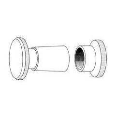 Pasco Adj Shower Rod Flange Chrome