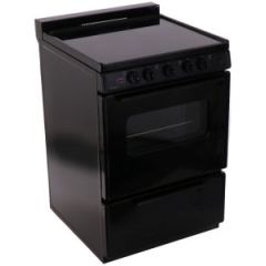 Premier, 24 In, Ele Range, Smooth Top, Bl