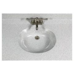 Virginia, Bright White, Cultured Marble