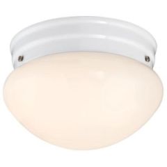 7 in. 10W LED Flush Mount Light White