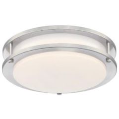 11" 19W LED Flush Mount, BN