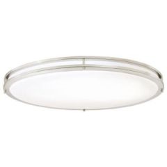 33" 35W LED Oval Flush Mount Light BN