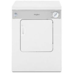 Whirlpool, 3.4 Cu Ft, Ele Dryer, Comp,110V, Wh