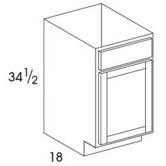 Liberty Honey Vanity Sink Base Cabinet 18"W 34-1/2"H 18"D