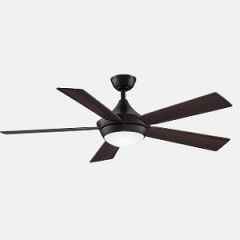 AireDrop Pull Chain Ceiling Fan 52" Aged Bronze w/ Light