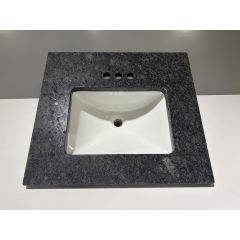 Steel Gray Vanity Promo Single Bowl 3CM 25"x22.5" 