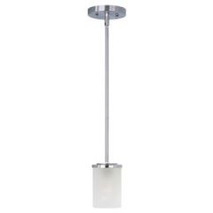 Corona 1-Light Mini Pendant Satin Nickel