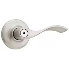 Balboa Lever Privacy Satin Nickel