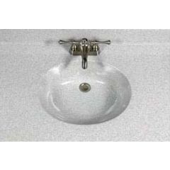 Virginia, Bright White, Cultured Marble