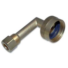 D/W, Elbow Hose Fitting, 3/4 In x 3/8 In